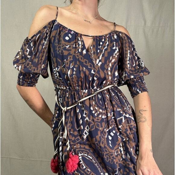 Anthropologie Vanessa Virginia Convivial Midi Dress size 2 - Picture 14 of 15